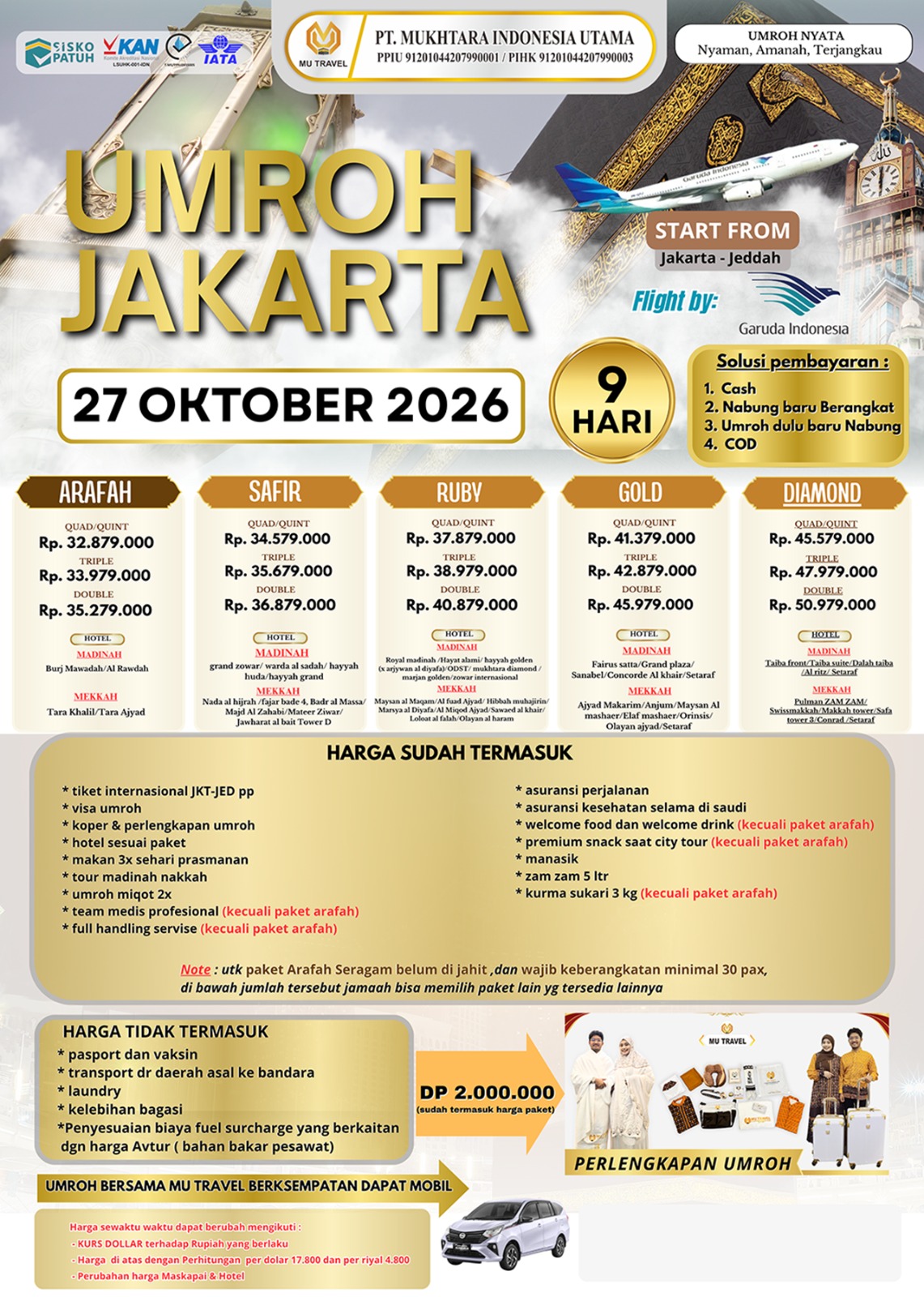 Umroh Keberangkatan Jakarta 9 Hari - Image 1