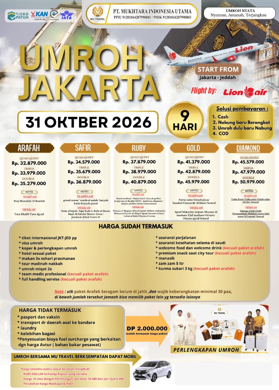 Umroh Keberangkatan Jakarta 9 Hari - Image 1